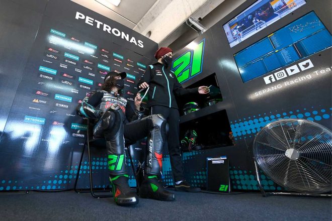 2020年MotoGP第11戦アラゴンGP　フランコ・モルビデリ（ペトロナス・ヤマハSRT）
