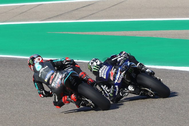 2020年MotoGP第11戦アラゴンGP　ファビオ・クアルタラロ、マーベリック・ビニャーレス