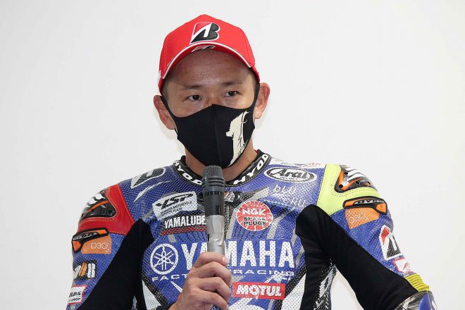 2020年全日本ロード第4戦もてぎ JSB1000 レース2：中須賀克行（YAMAHA FACTORY RACING TEAM）