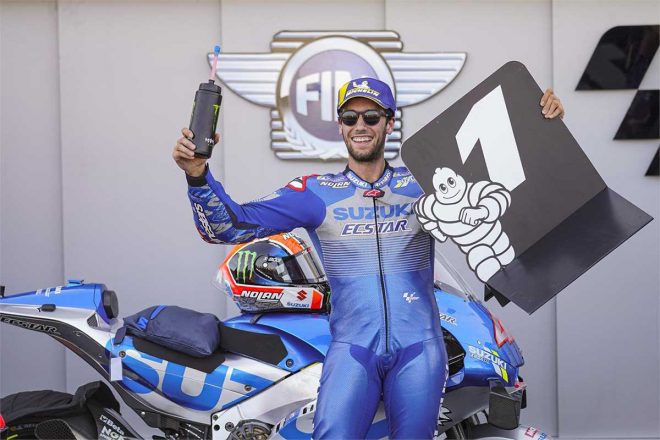 2020年MotoGP第11戦アラゴンGP　アレックス・リンス（チーム・スズキ・エクスター）