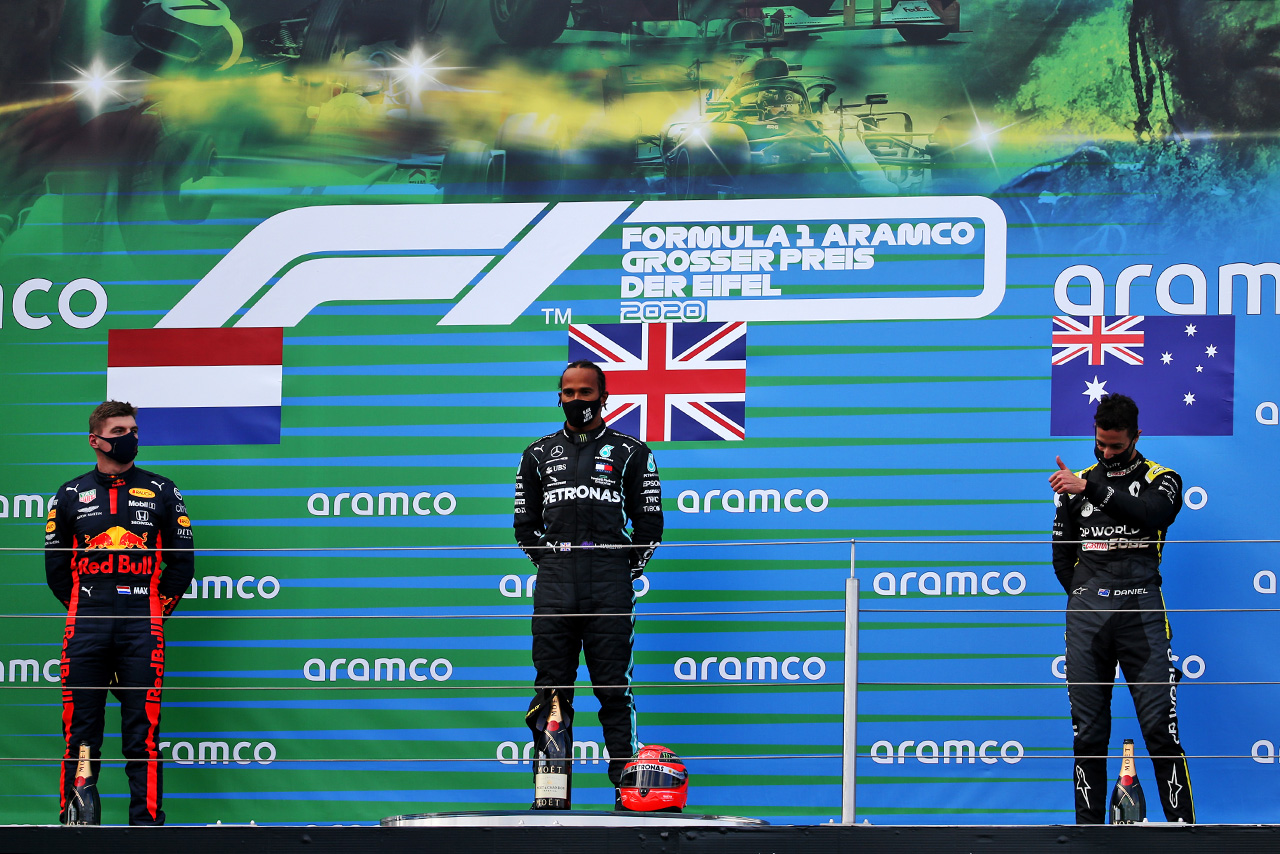 2020年F1第11戦アイフェルGP　表彰式