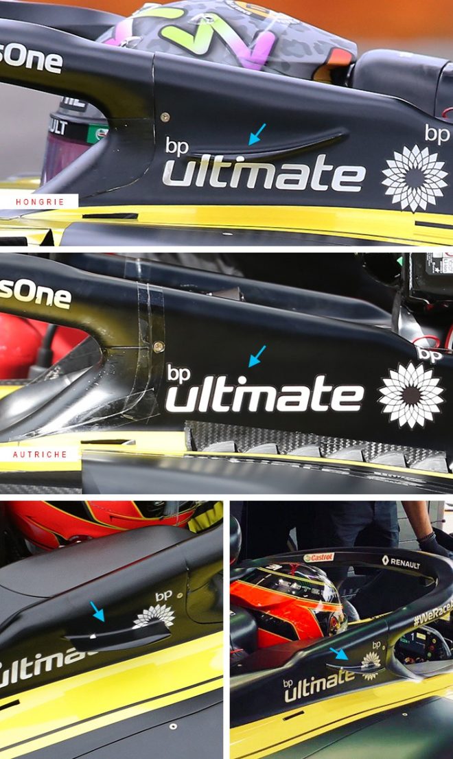 2020年F1ハンガリーGPでルノーが取り入れたヘイローのデザイン
