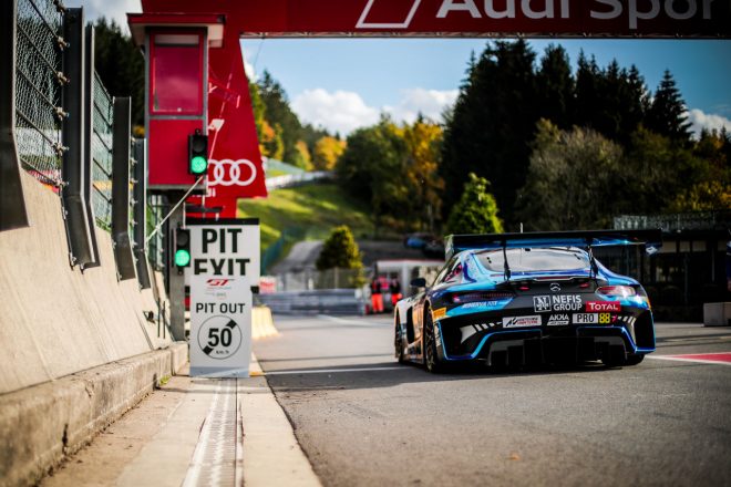 メルセデスAMG・チーム・アッカASPの88号車メルセデスAMG GT3