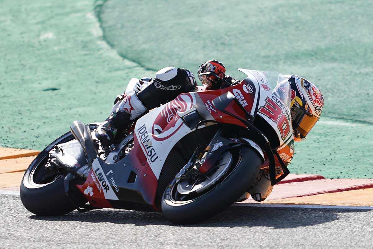 MotoGP第12戦テルエルGPで中上貴晶（LCRホンダ・イデミツ）が初日トップに