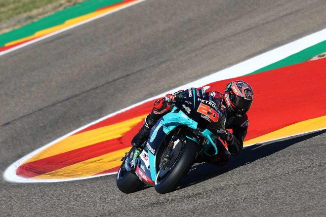 2020年MotoGP第12戦テルエルGP　ファビオ・クアルタラロ（ペトロナス・ヤマハSRT）