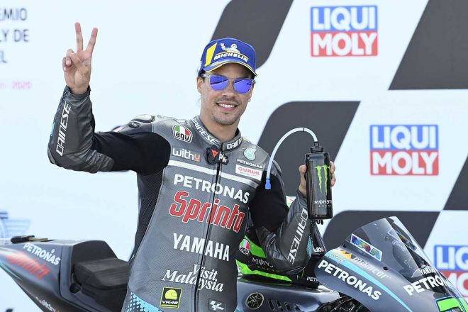 2020年MotoGP第12戦テルエルGP ファビオ・クアルタラロ(ペトロナス・ヤマハSRT)