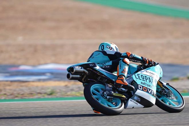 2020年MotoGP第12戦テルエルGP　Moto3クラス：ジャウマ・マシア（Leopard Racing）