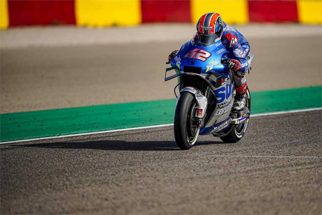 2020年MotoGP第12戦テルエルGP　アレックス・リンス（チーム・スズキ・エクスター）