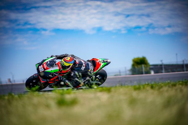 MotoGPに参戦するアプリリアのテストライダーを務めるロレンツォ・サバドーリ