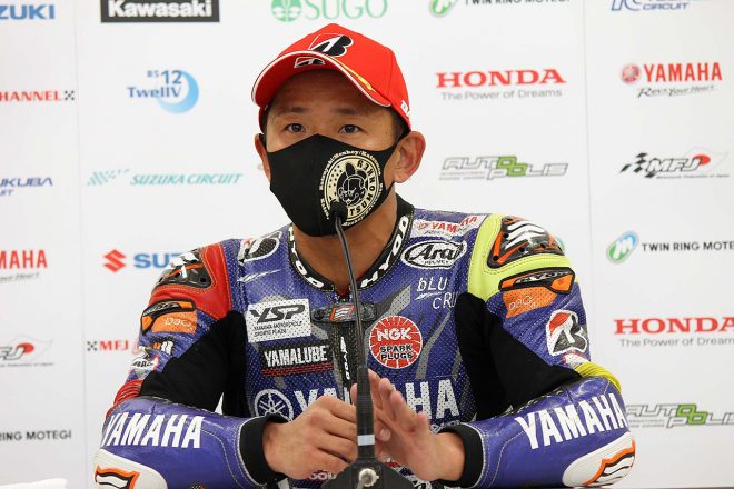 2020年全日本ロード最終戦鈴鹿 JSB1000：中須賀克行（YAMAHA FACTORY RACING TEAM）