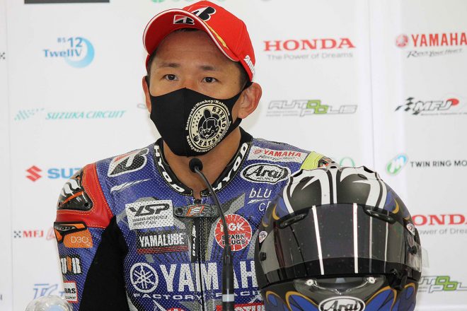 2020年全日本ロード最終戦鈴鹿 JSB1000：中須賀克行（YAMAHA FACTORY RACING TEAM）