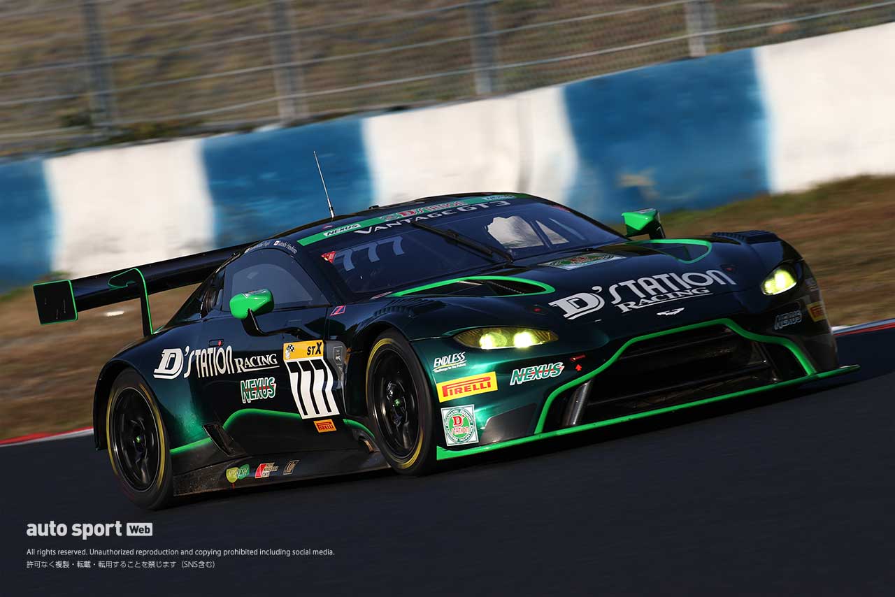今季初優勝を手にしたD’station Vantage GT3（星野敏／藤井誠暢／近藤翼）