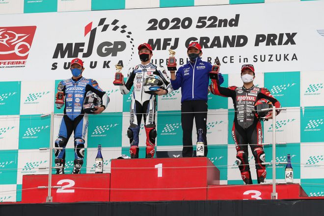 2020年全日本ロード最終戦鈴鹿 JSB1000 レース2 表彰式