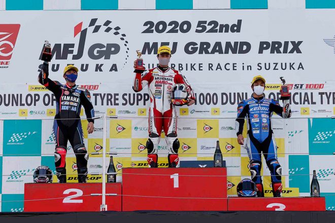 2020年全日本ロード最終戦鈴鹿 ST1000クラス 表彰式