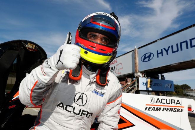 ポールポジションを獲得したファン・パブロ・モントーヤ（6号車アキュラARX-05）