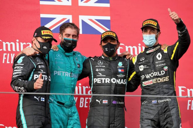 2020年F1第13戦エミリア・ロマーニャGP　表彰式