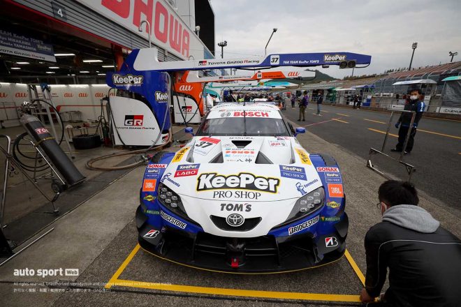 第7戦もてぎ 搬入日のKeePer TOM'S GR Supra