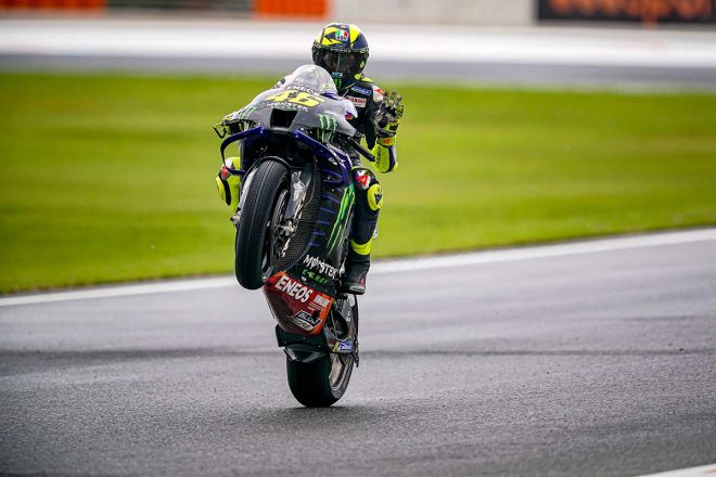 2020年MotoGP第13戦ヨーロッパGP　バレンティーノ・ロッシ（モンスターエナジー・ヤマハMotoGP）