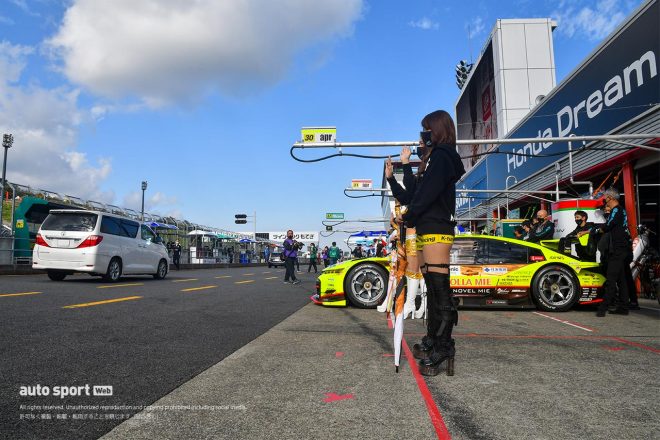 2020年スーパーGT第7戦もてぎ　ドライブスルーピットウォークの様子