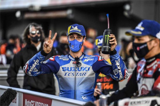 2020年MotoGP第13戦ヨーロッパGP　アレックス・リンス（チーム・スズキ・エクスター）