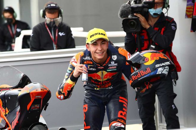 MotoGP第13戦ヨーロッパGP　Moto3クラス：ラウル・フェルナンデス（Red Bull KTM Ajo）が優勝を飾る