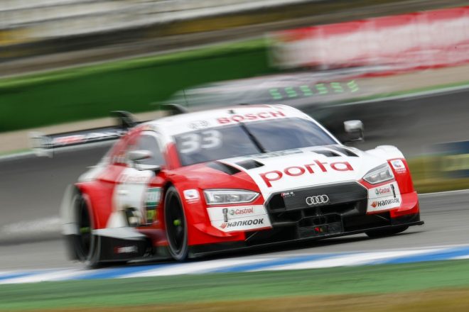 レネ・ラストがドライブするアウディRS5 DTM 2020年DTM第9戦ホッケンハイム