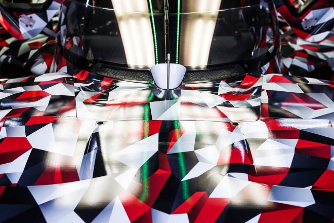 2021年3月のレースデビューに向け、10月にシェイクダウンを行なったトヨタの新型LMHマシン