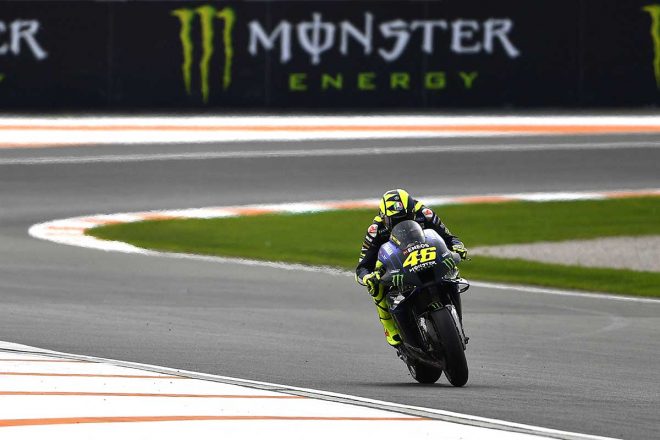 2020年MotoGP第14戦バレンシアGP　バレンティーノ・ロッシ（モンスターエナジー・ヤマハMotoGP）
