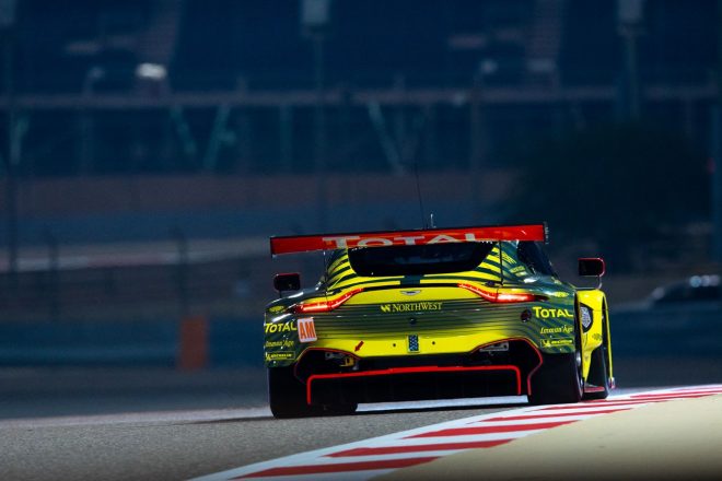 LM-GTEアマクラスのポールポジションを獲得した98号車アストンマーティン・バンテージAMR