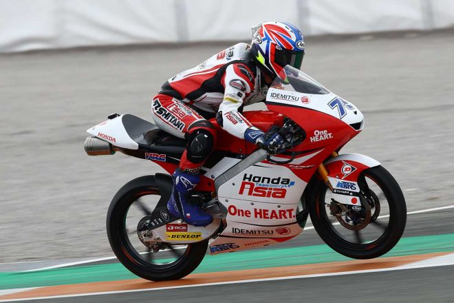 MotoGP第14戦バレンシアGP　Moto3クラス：小椋藍（Honda Team Asia）