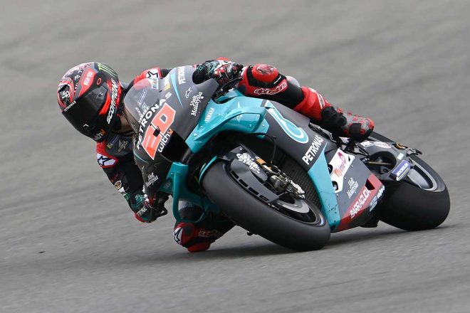 2020年MotoGP第14戦バレンシアGP　ファビオ・クアルタラロ（ペトロナス・ヤマハSRT）