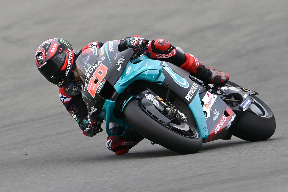2020年MotoGP第14戦バレンシアGP　ファビオ・クアルタラロ（ペトロナス・ヤマハSRT）