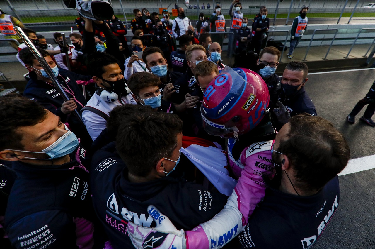 2020年F1第14戦トルコGP　ランス・ストロール（レーシングポイント）が初ポールポジションを獲得