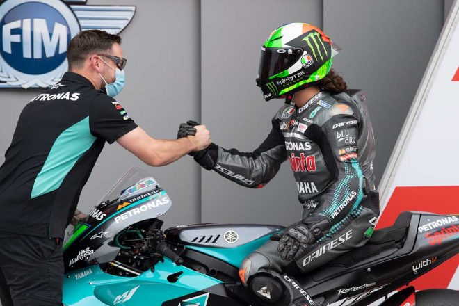 2020年MotoGP第14戦バレンシアGP　フランコ・モルビデリ（ペトロナス・ヤマハSRT）