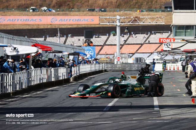 2020年スーパーフォーミュラ第4戦オートポリス ランキング2位につけているニック・キャシディ（VANTELIN TEAM TOM’S）はQ3でアタックが間に合わず。