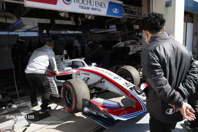 2020年スーパーフォーミュラ第4戦オートポリス まさかの予選Q1でクラッシュを喫した平川亮（ITOCHU ENEX TEAM IMPUL）