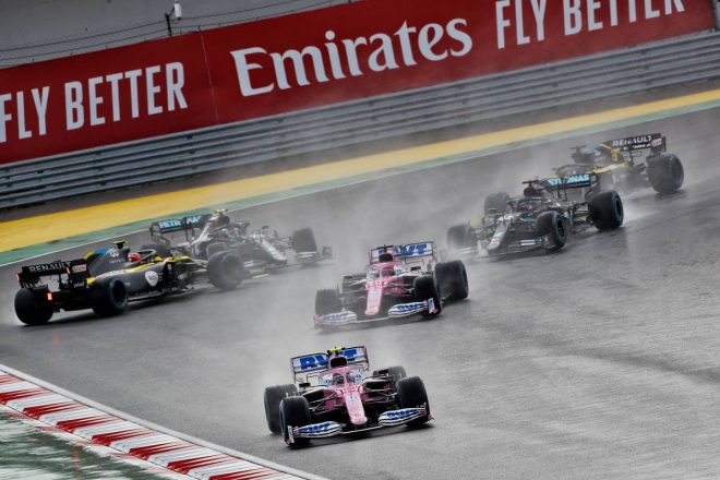 F1,F12020第14戦トルコGPフォト　スタートシーン