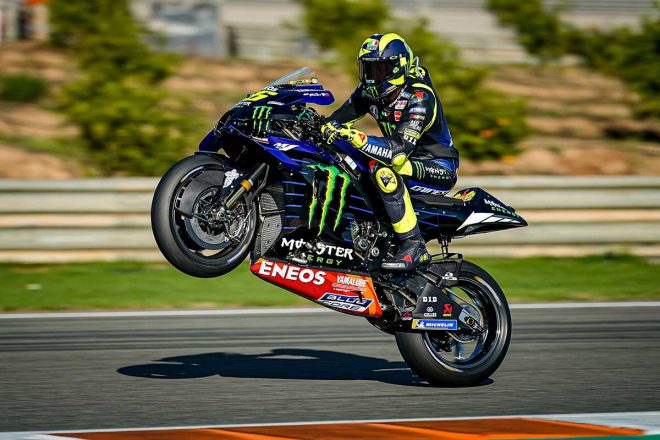 2020年MotoGP第14戦バレンシアGP　バレンティーノ・ロッシ（モンスターエナジー・ヤマハMotoGP）