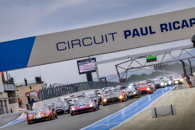 2020年GTワールドチャレンジ・ヨーロッパ第8戦ポール・リカール1000km スタートシーン