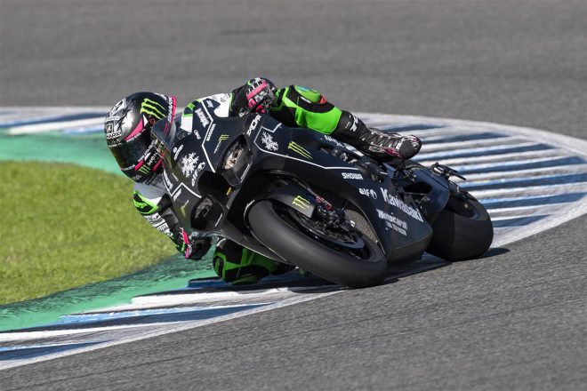 新型ZX-10RRを駆ったアレックス・ロウズ（カワサキ・レーシングチーム・ワールドSBK）／SBKのヘレス ウインターテスト