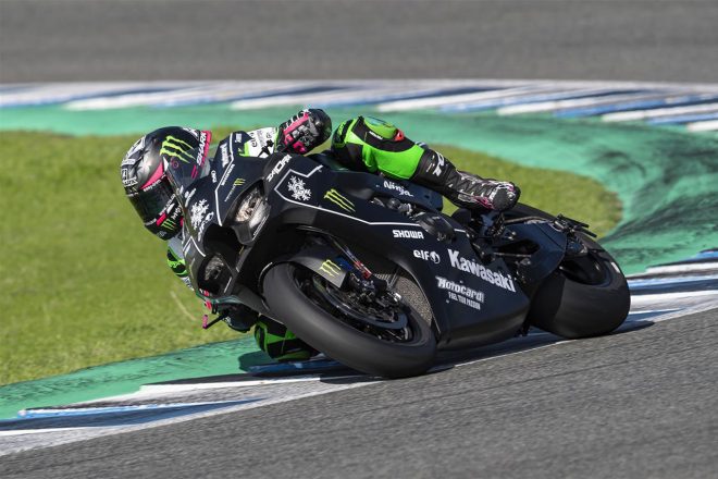 新型ZX-10RRを駆ったアレックス・ロウズ（カワサキ・レーシングチーム・ワールドSBK）／SBKのヘレス ウインターテスト