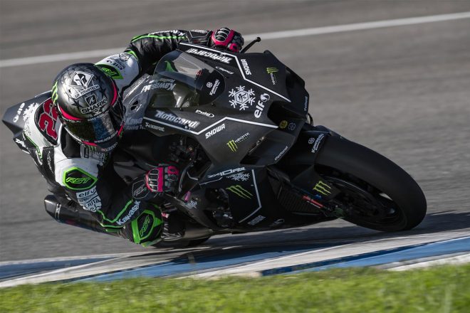 新型ZX-10RRを駆ったアレックス・ロウズ（カワサキ・レーシングチーム・ワールドSBK）／SBKのヘレス ウインターテスト
