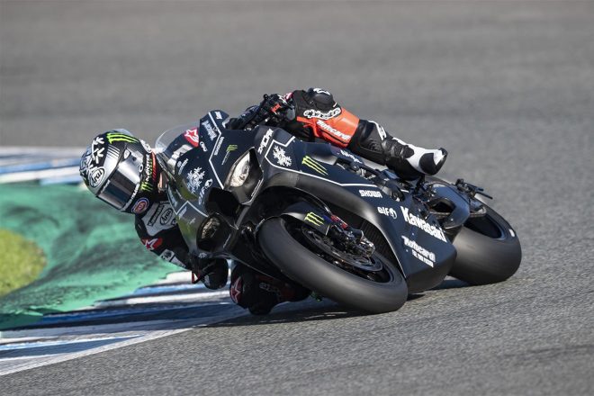 新型ZX-10RRを駆ったジョナサン・レイ（カワサキ・レーシングチーム・ワールドSBK）／SBKのヘレス ウインターテスト