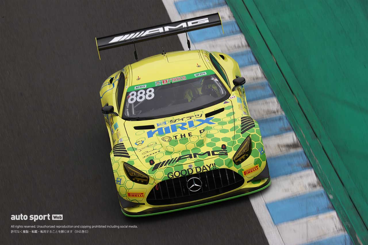 新車となったHIRIX GOOD DAY RACING AMG GT3（山脇大輔／ショウン・トン／根本悠生）