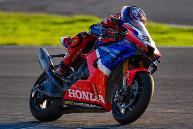 SBK：レオン・ハスラム（Team HRC）／ヘレス ウインターテスト