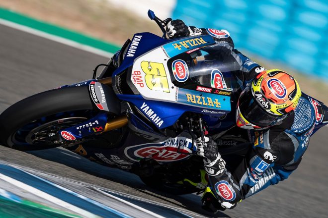SBK：アンドレア・ロカテッリ（PATA YAMAHA WorldSBK Official Team）／ヘレス ウインターテスト