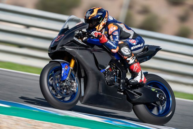 SBK：ギャレット・ガーロフ（GRT Yamaha WorldSBK Junior Team）／ヘレス ウインターテスト