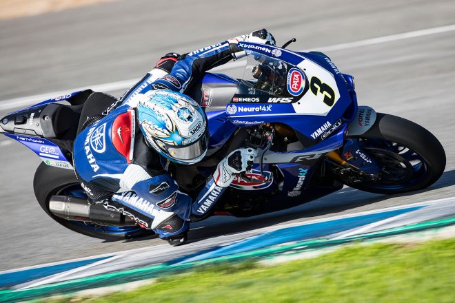 SBK：野左根航汰（GRT Yamaha WorldSBK Junior Team）／ヘレス ウインターテスト