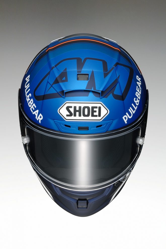 MotoGPに参戦しているアレックス・マルケスの2020年モデル『SHOEI X-Fourteen AM73』