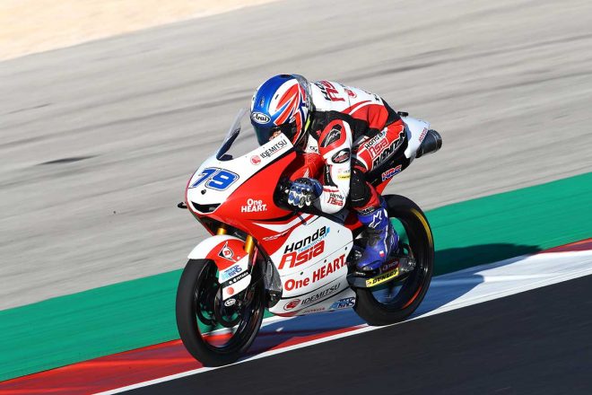 2020年MotoGP第15戦ポルトガルGP　Moto3クラス：小椋藍（Honda Team Asia）